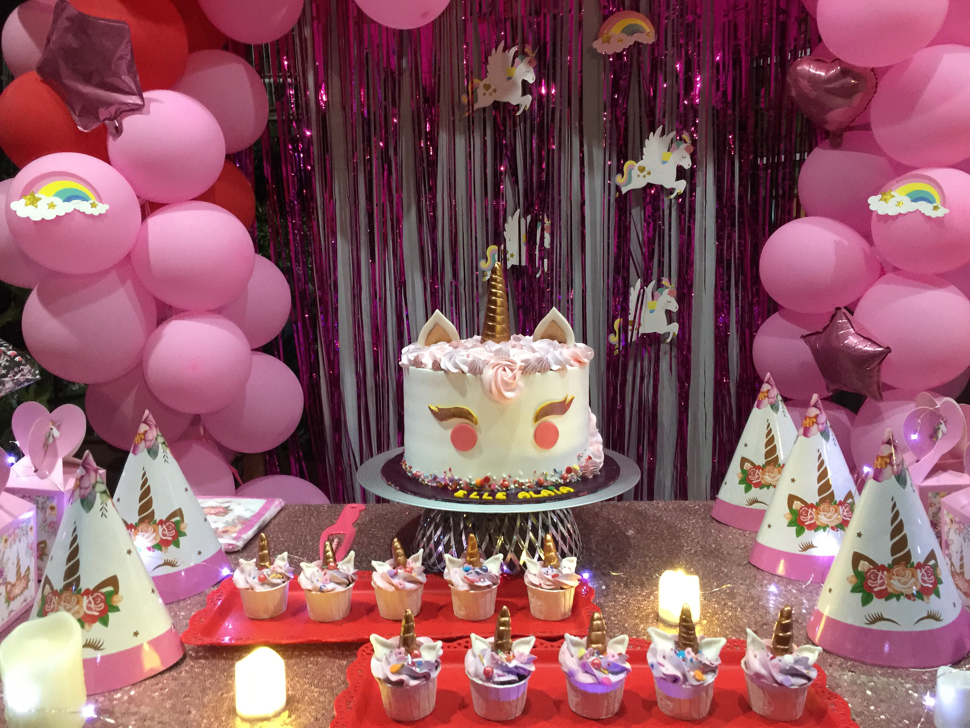 Birthday Cake Centerpiece - Birthday Party Ideas