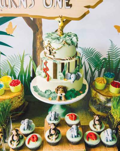 JUNGLE THEMED BIRTHDAY PARTY