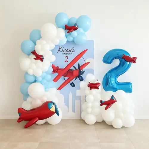 kids theme decorations Aeroplane Theme Decorations