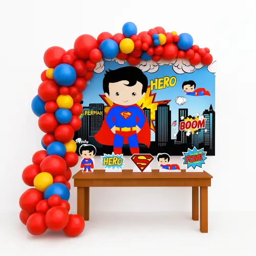 kids theme decorations Superman Theme Decorations