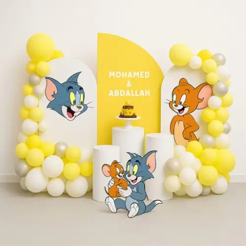 kids theme decorations Tom and Jerry Theme Decorations