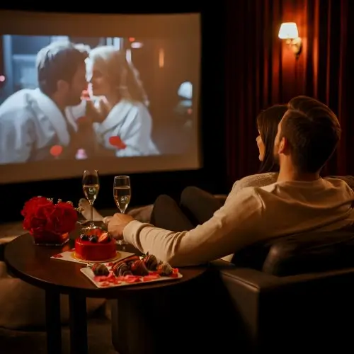 private theater celebration Couple Movie Experiences