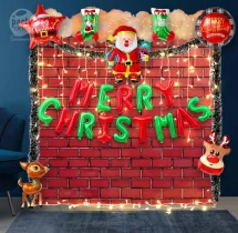 festival decorations Elegant Merry Christmas Balloon Decor