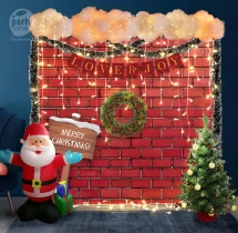 festival decorations Chic Christmas Decoration with Backdrop