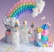 party artists Rainbow Butterfly Theme Decoration