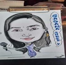 party artists Caricature