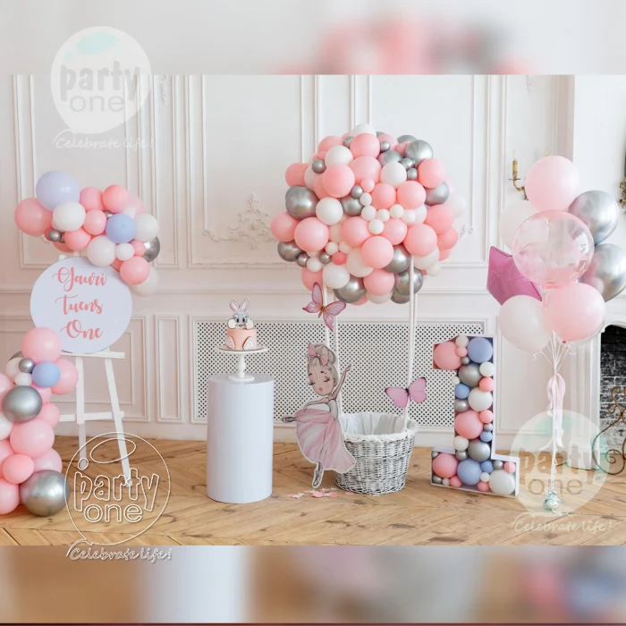 birthday Balloon Basket Decor