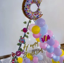 birthday Kids Canopy Birthday Candy Theme Decoration