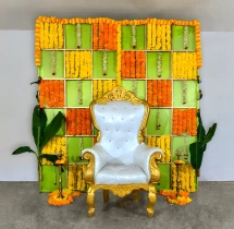 baby shower decorations Traditional Seemantham Flower Decoration