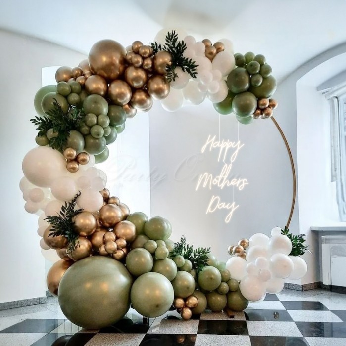 decorations Elegant Mothers Day Balloon Ring Decor