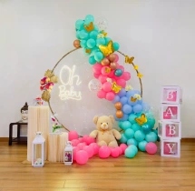baby shower decorations Oh Baby Neon Light Baby Shower Decoration