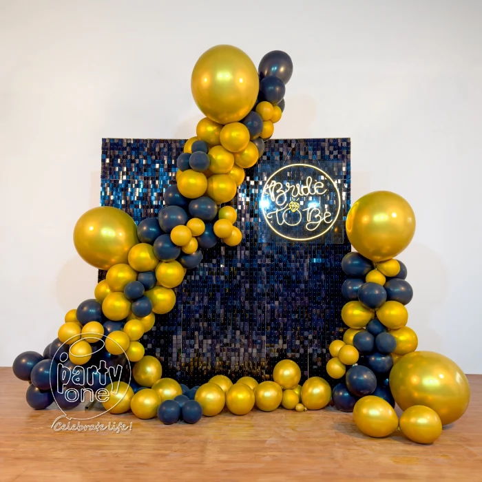 decorations Black Sequin Bride To Be Theme Decoration