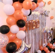 birthday Lovely 18 Rose Gold Birthday Wall Decoration