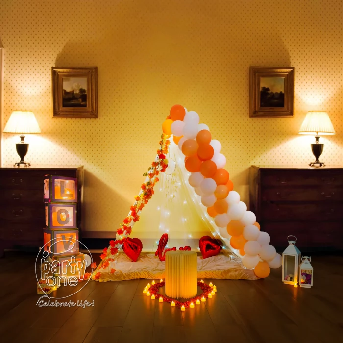 decorations Lovely Canopy and Love Box Surprise Decoration