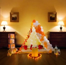 surprises surprise decorations Lovely Canopy and Love Box Surprise Decoration