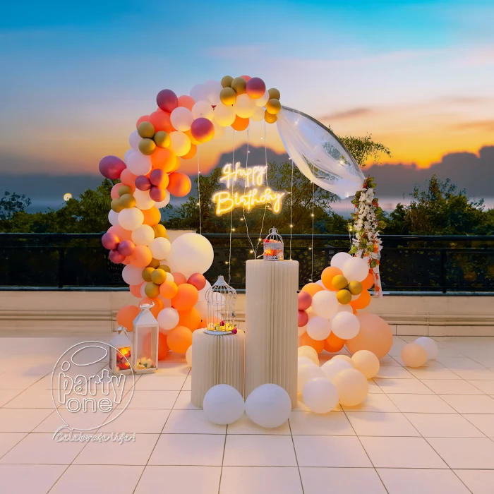 birthday Amazing Birthday Neon Light Ring Decoration