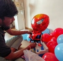party artists Simple Spiderman Theme Decoration