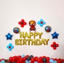 party artists Simple Spiderman Theme Decoration