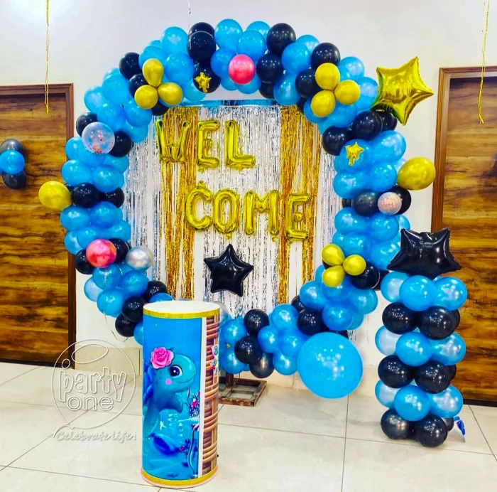 decorations Cute Sea Turtle Blue Welcome Ring Decor