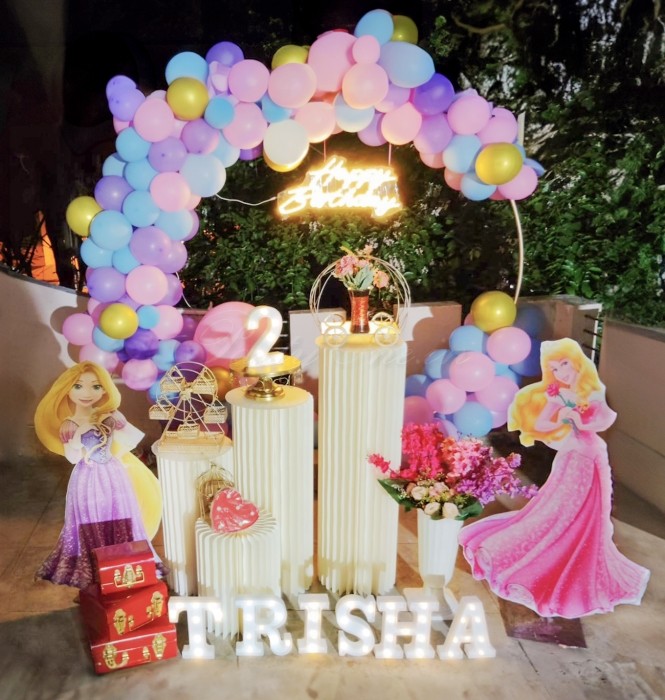 party artists Outdoor Princess Theme Birthday Decor
