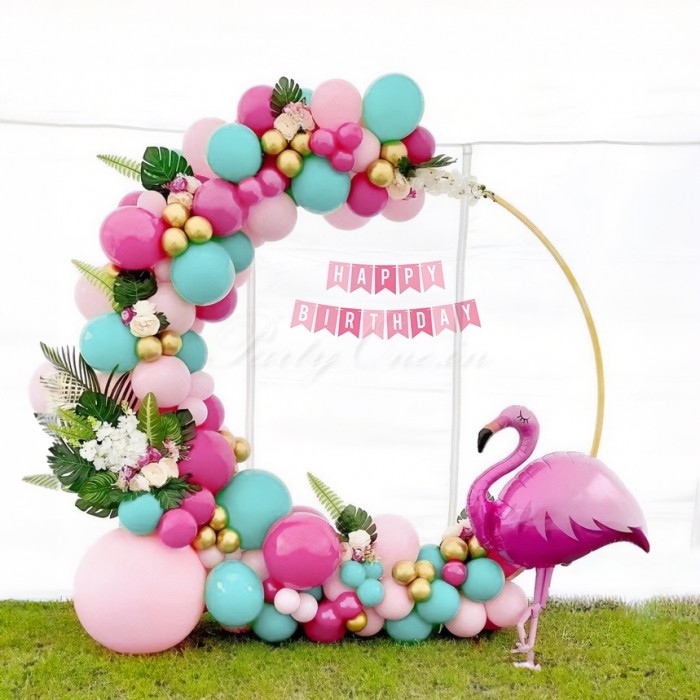 party artists Classy Flamingo Birthday Ring Decoration