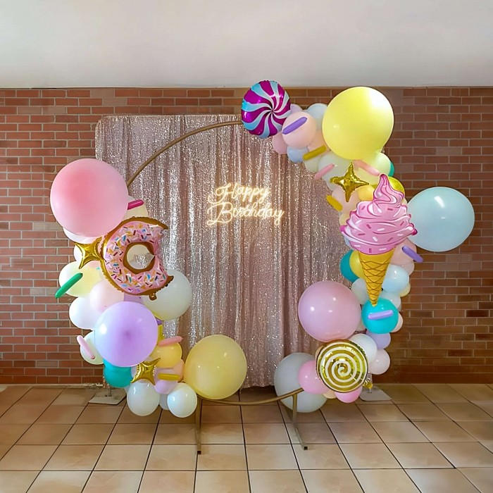party artists Sweet Candy Land Theme Decoration