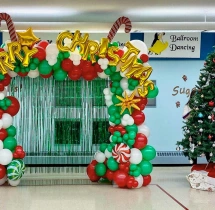 festival decorations Merry Christmas Balloon Arch Decoration