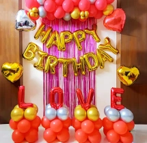 surprises surprise decorations Happy Birthday Love Wall Decor