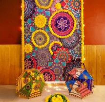 decorations Floral Mandal Wall Diwali Decor