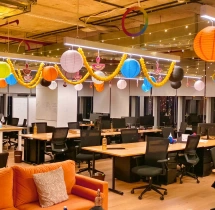 decorations Tassle and Lantern Diwali Office Decor