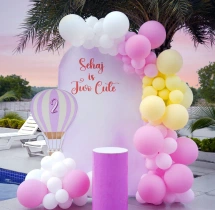 birthday Half Arch Lovely Balloon Decor