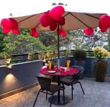candlelight dinners Rooftop Candlelight Dinner with Stay at Mango Suites