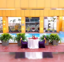 candlelight dinners Pool Side Candlelight Dinner at The Plaza Begumpet