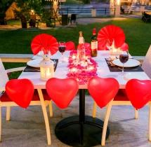 candlelight dinners Romantic Open Air Dinner Date at Ellaa Hotel