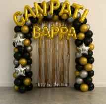 festival decorations Ganesha Chatruthi Balloon Decoration