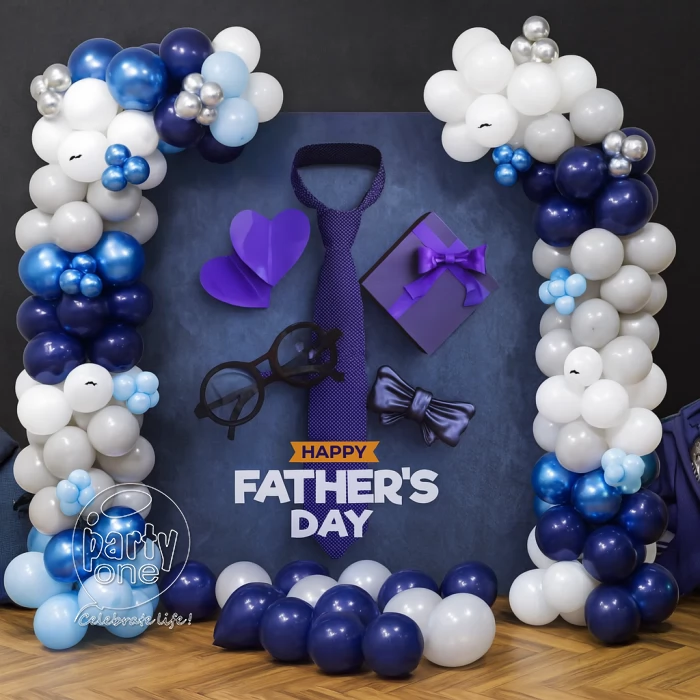 birthday Colourful Fathers Day Balloon Decoration