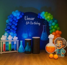 birthday Scientist Theme Birthday Balloon Decoration