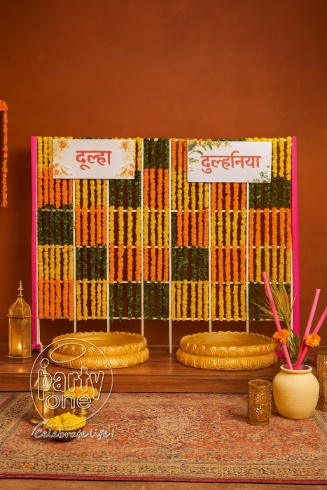 decorations Haldi Ceremony Flower Decoration at Home