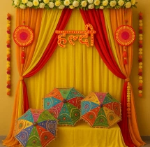 decorations Simple Haldi Decoration for Wedding