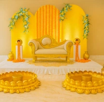decorations Haldi Ceremony Stage Decoration