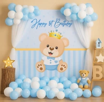 birthday Teddy Bear Theme First Birthday Decoration