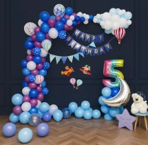 birthday Sky Adventure Birthday Balloon Decoration