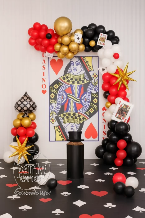 birthday Casino Theme Birthday Balloon Decoration