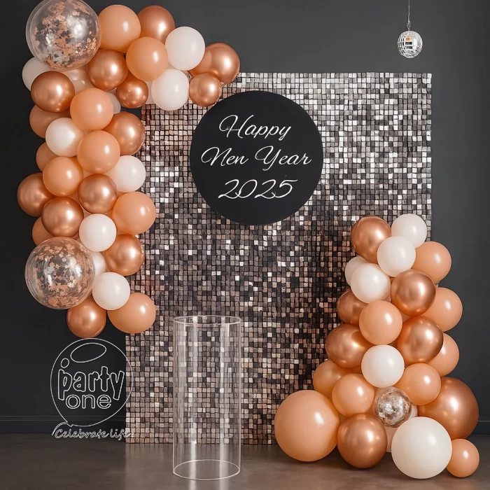 festival decorations Sequin Panel New Year Balloon Decoration
