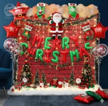 festival decorations Elegant Merry Christmas Balloon Decor