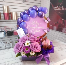 Balloon Bouquet Royal Purple Birthday Balloon Bouquet