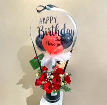 Balloon Bouquet Princess Glam Floral Balloon Bouquet