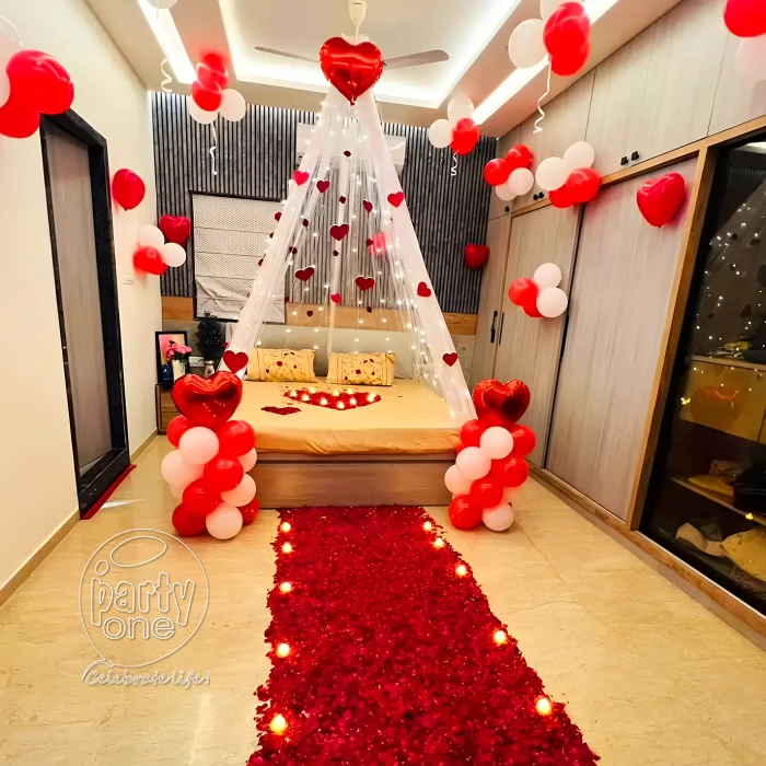 decorations Romantic Canopy Flower Pathway Room Decor
