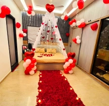 surprises surprise decorations Romantic Canopy Flower Pathway Room Decor