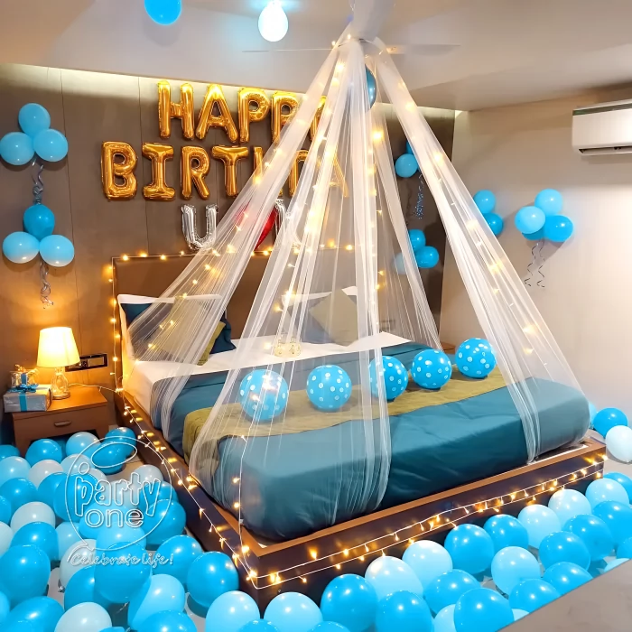 decorations Elegant Canopy Birthday Room Decoration